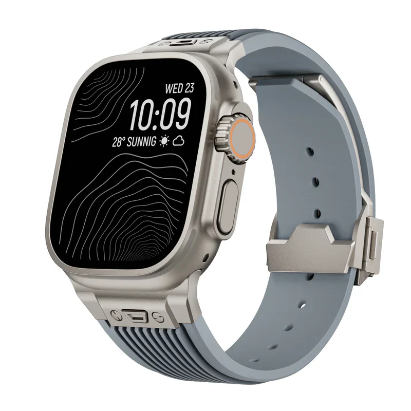 Montreal Streamlined Silicone Apple Watch Band - Image 13