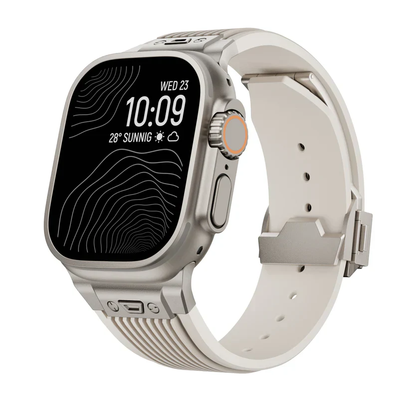 Montreal Streamlined Silicone Apple Watch Band - Image 17
