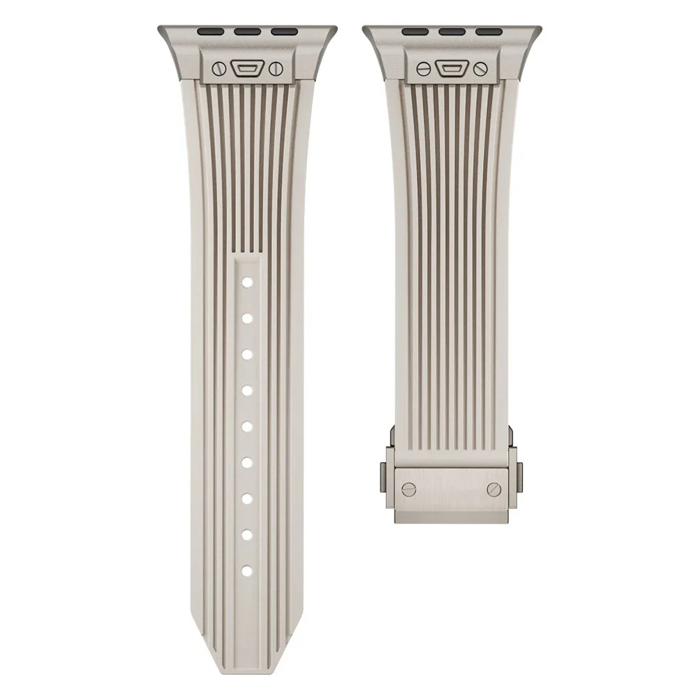 Montreal Streamlined Silicone Apple Watch Band - Image 18