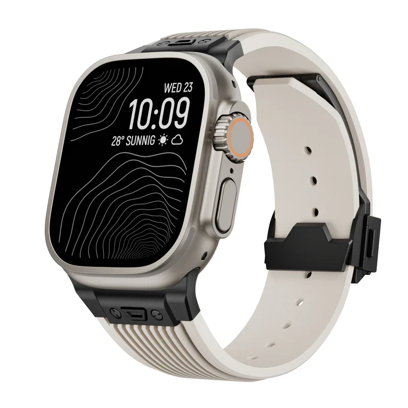 Montreal Streamlined Silicone Apple Watch Band - Image 19
