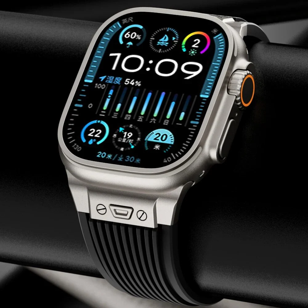 Montreal Streamlined Silicone Apple Watch Band - Image 21