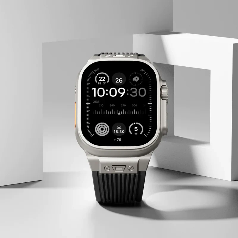 Montreal Streamlined Silicone Apple Watch Band - Image 23