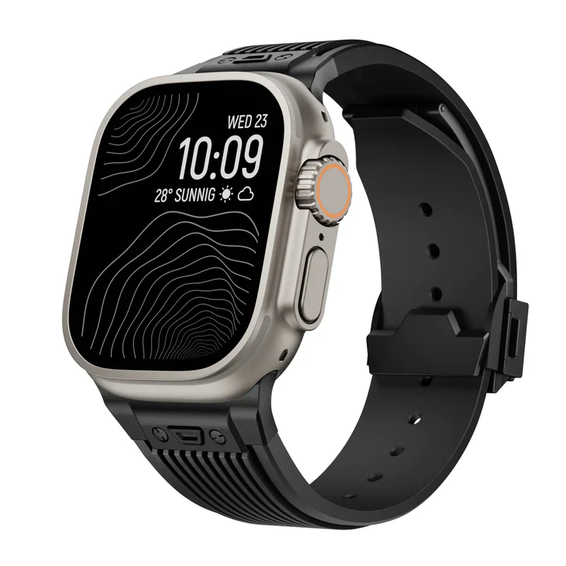 Montreal Streamlined Silicone Apple Watch Band - Image 3