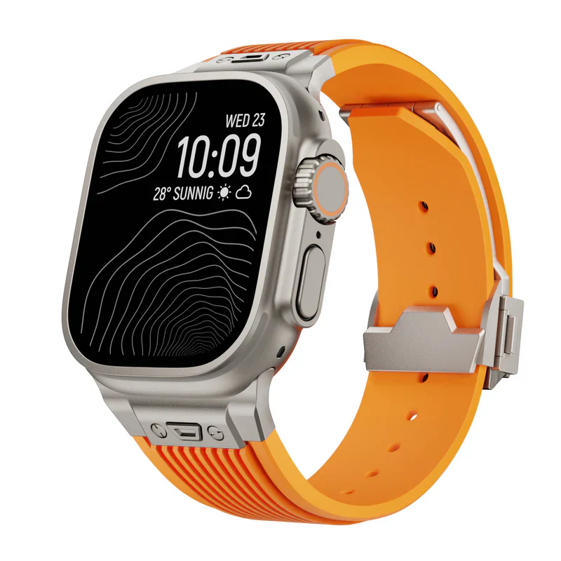 Montreal Streamlined Silicone Apple Watch Band - Image 5