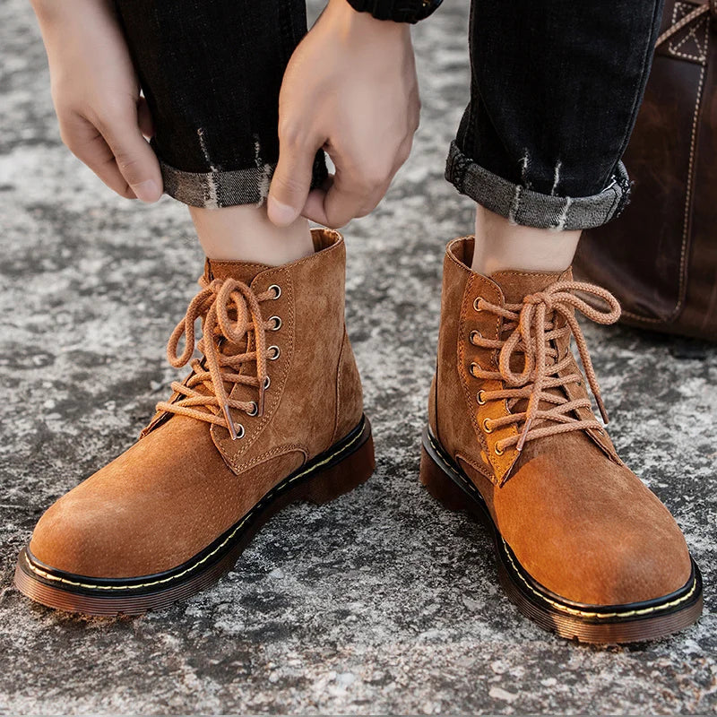 Montreal Suede Leather Boots - Image 5