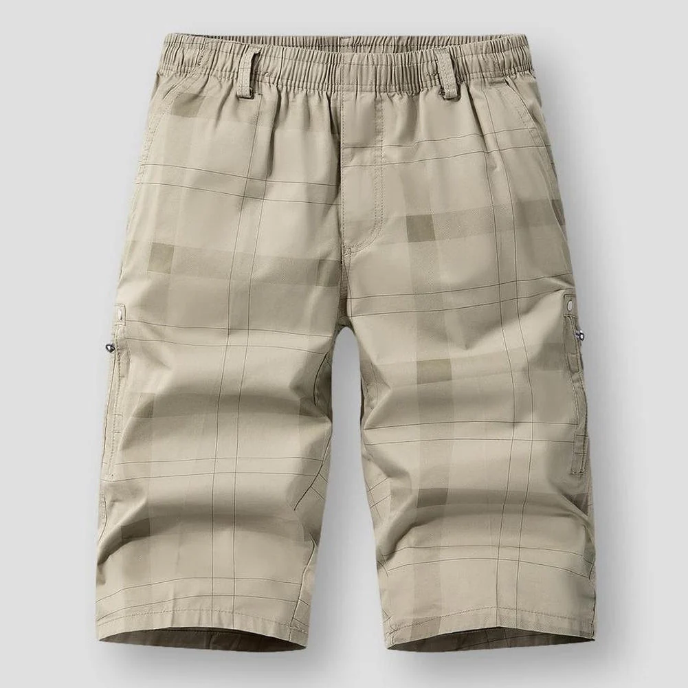 Moon Madrid Plaid Cargo Shorts - Image 3