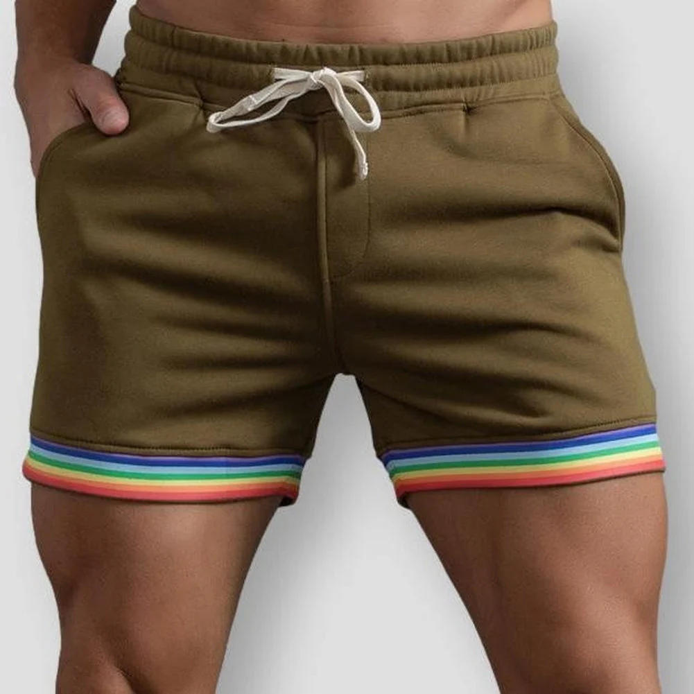 Moon Madrid Rainbow Cotton Shorts - Image 5