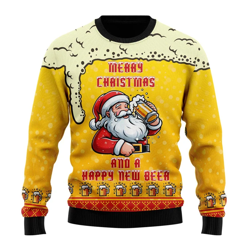 Most Wonderful Time For Beer Christmas Sweater - Image 3