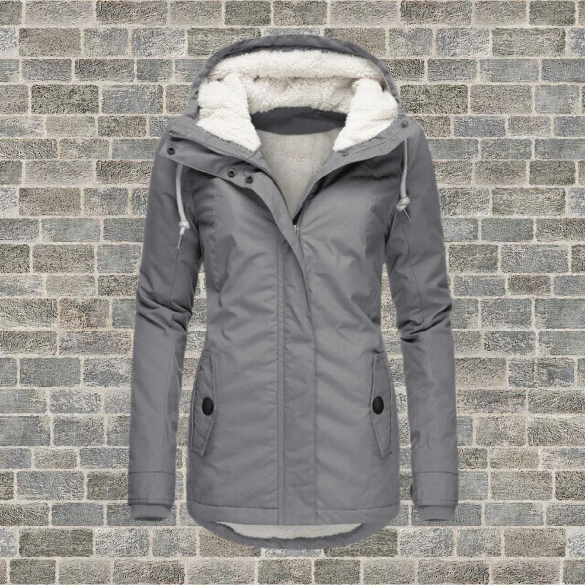 Nora Sherpa Winter Jacket - Image 3