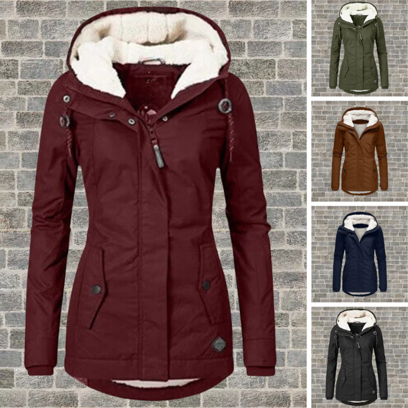 Nora Sherpa Winter Jacket - Image 7