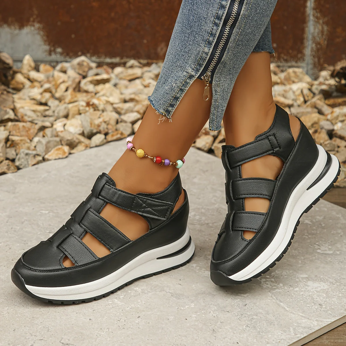 Olivia Lane Platform Sandals - Image 5