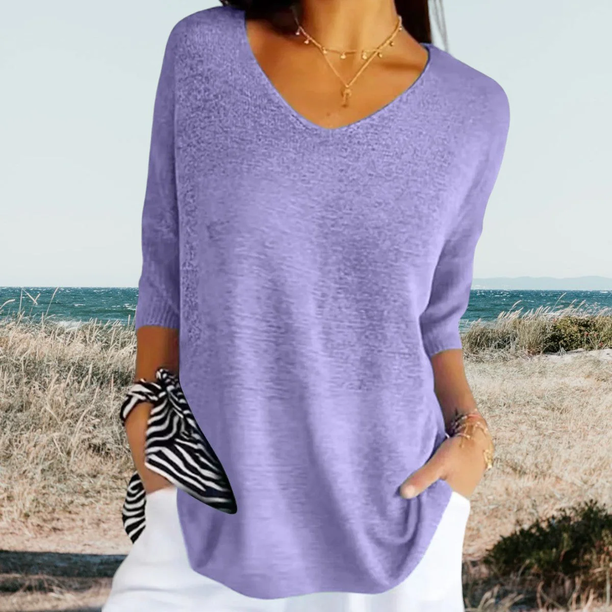 Olivia Lane Soft Touch Blouse - Image 2