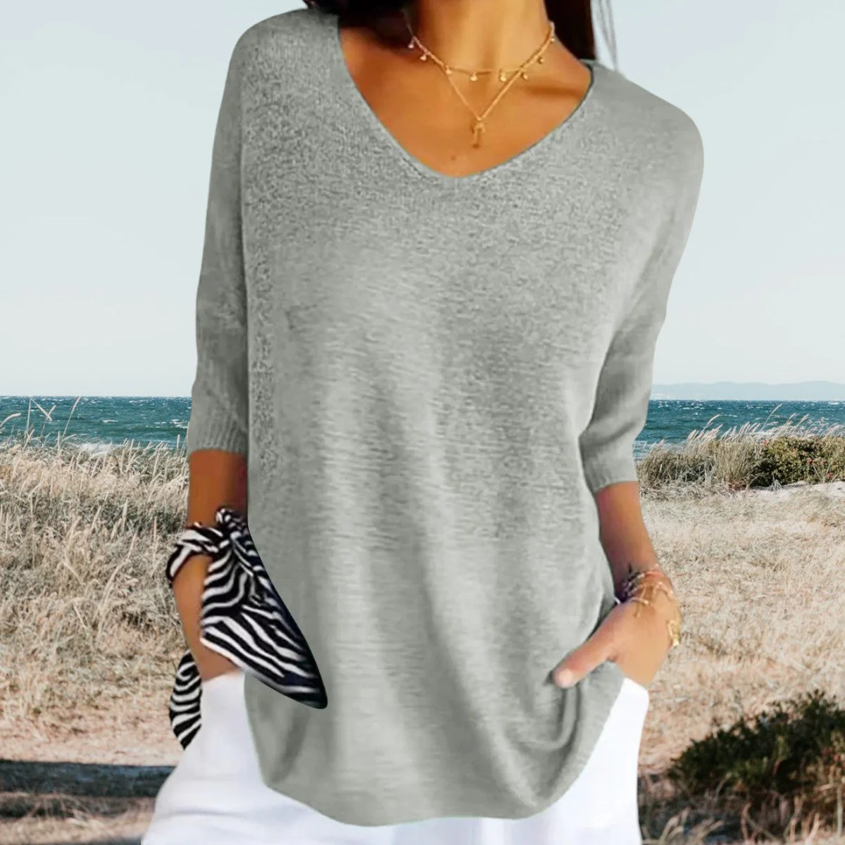 Olivia Lane Soft Touch Blouse - Image 3