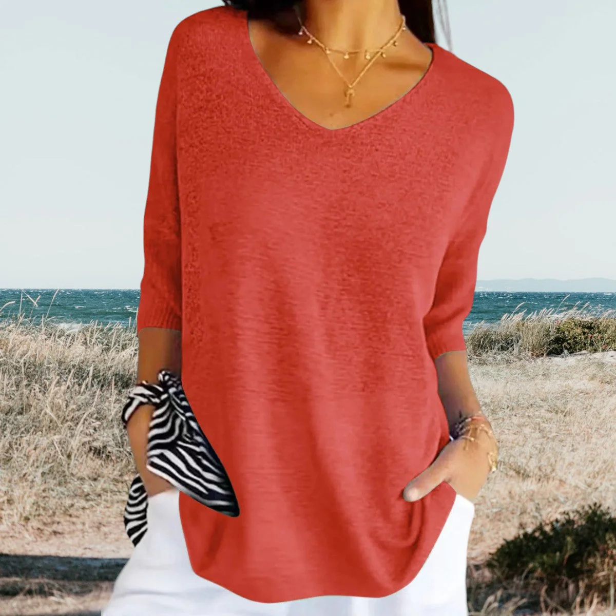 Olivia Lane Soft Touch Blouse - Image 4