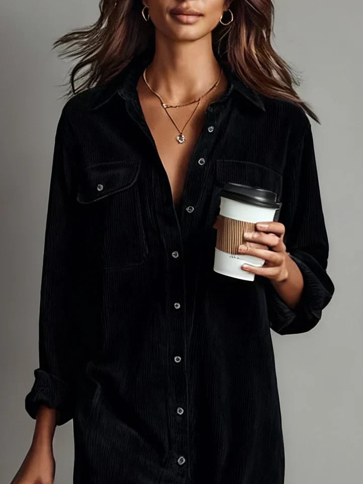 Olivia Langford Corduroy Dress - Image 8