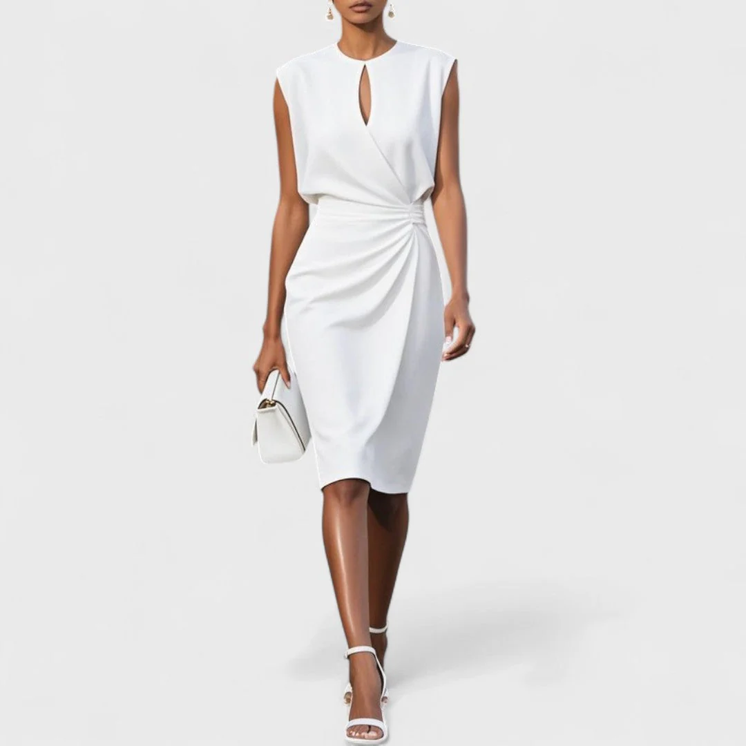 Olivia Sterling Drape Dress - Image 3