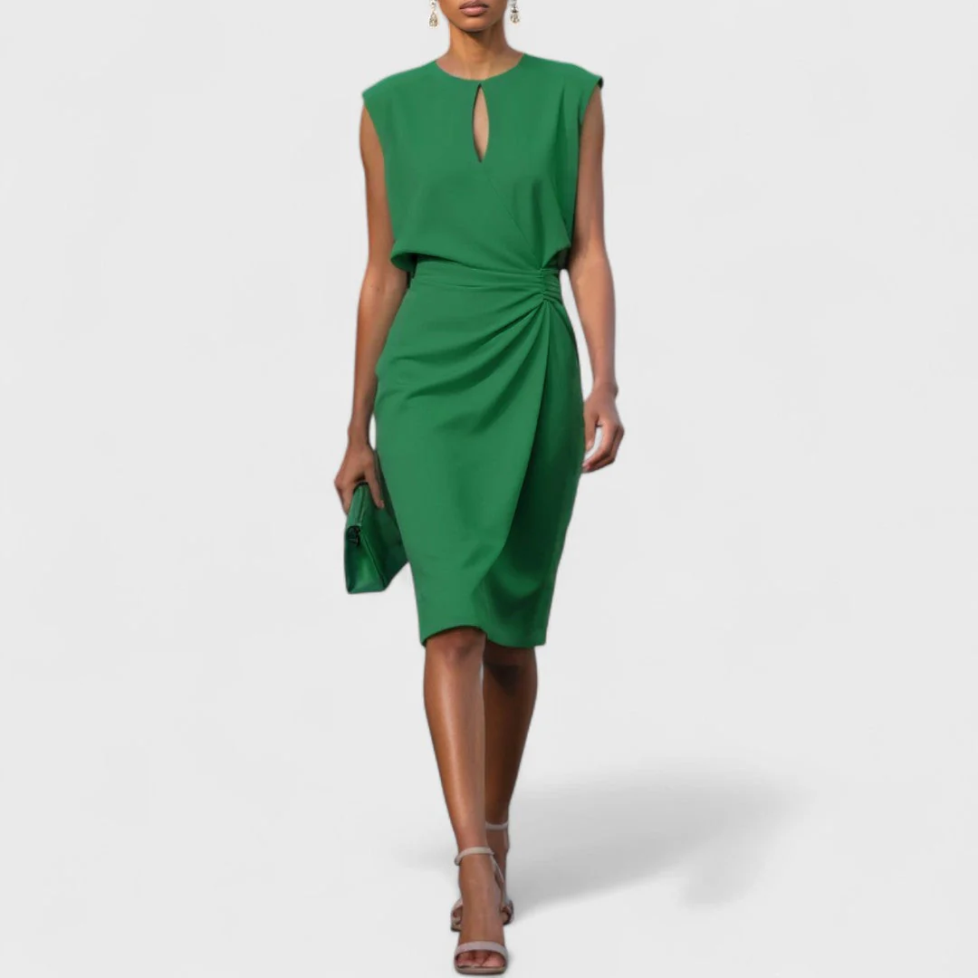 Olivia Sterling Drape Dress - Image 5