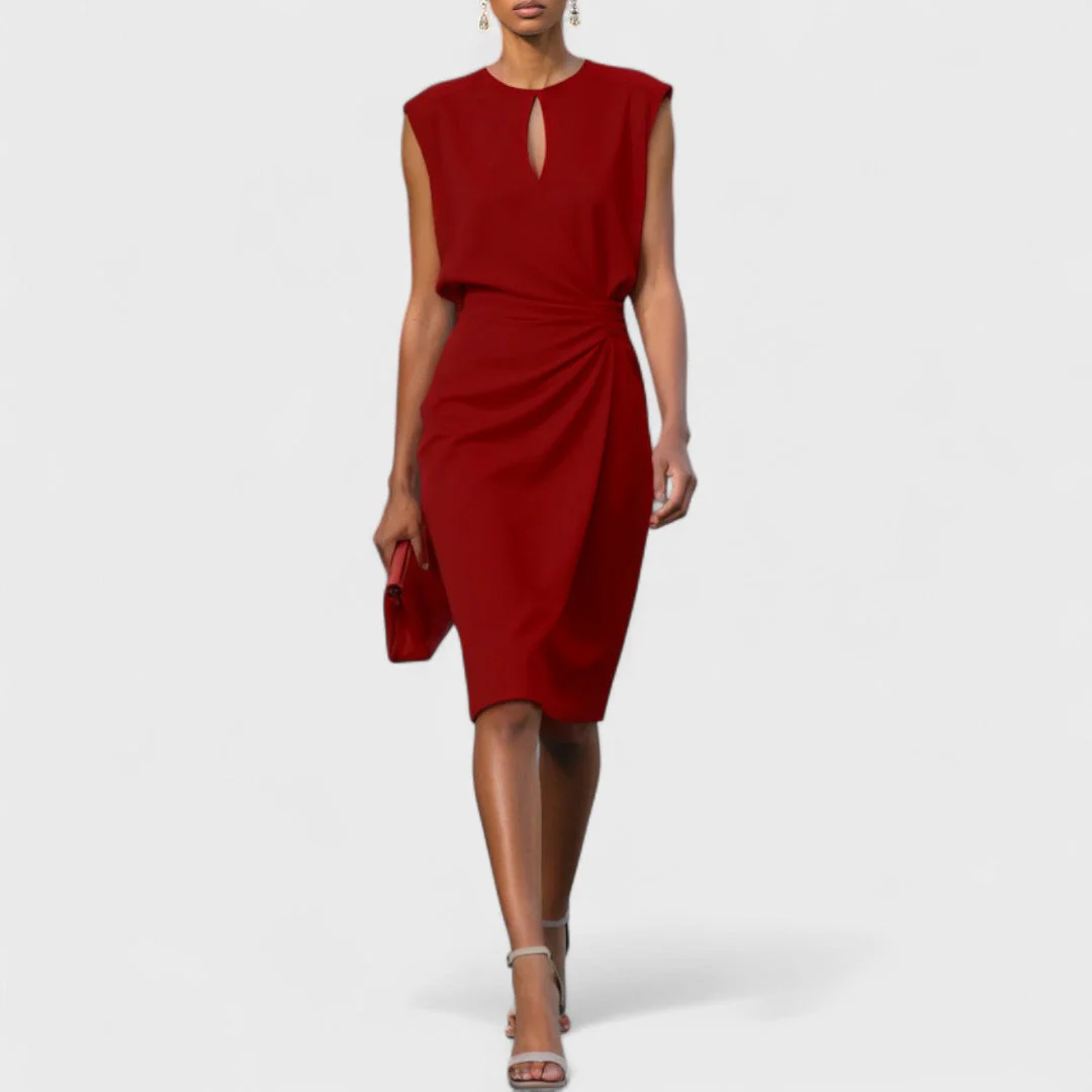 Olivia Sterling Drape Dress - Image 6