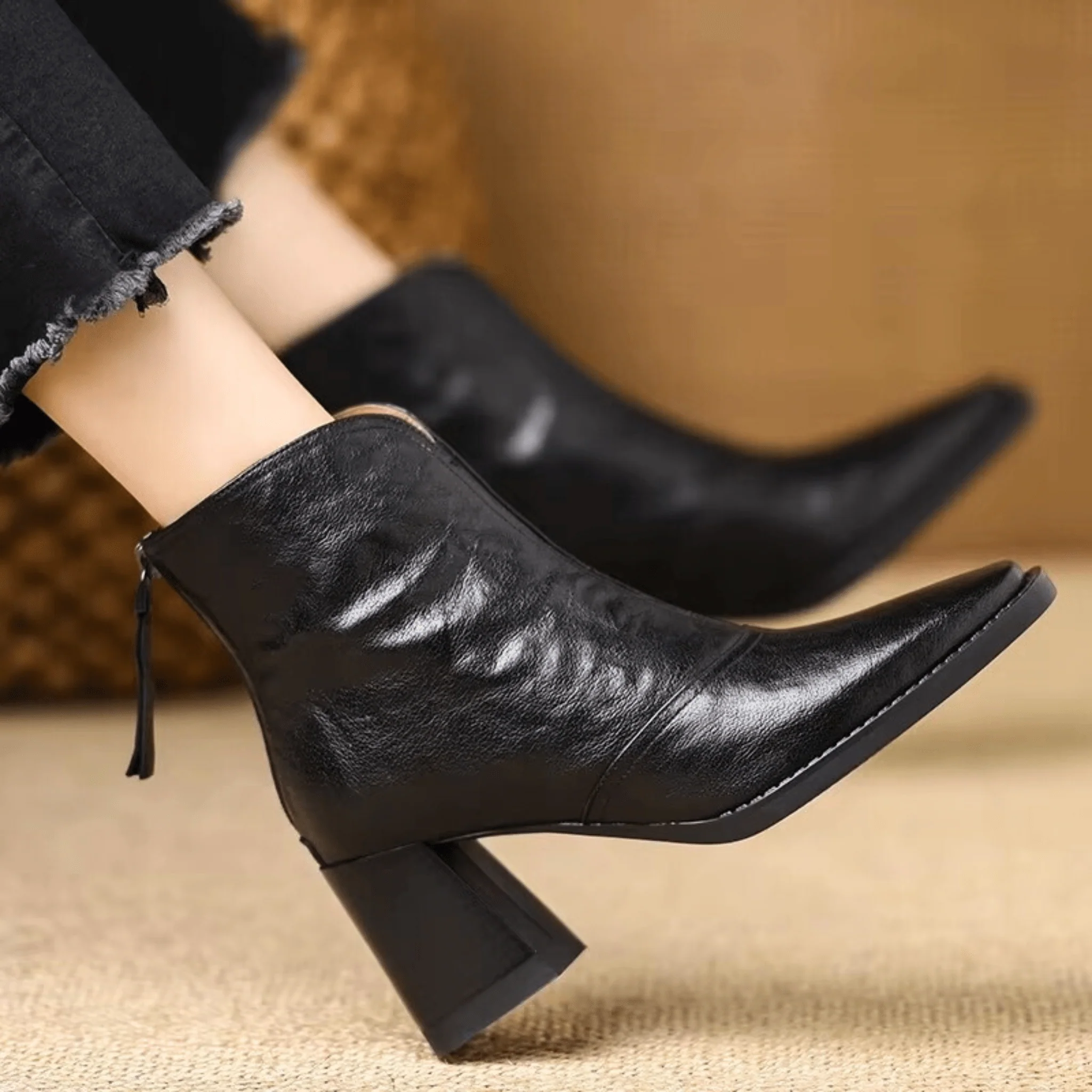 Ovelle Leather Ankle Boot - Image 8