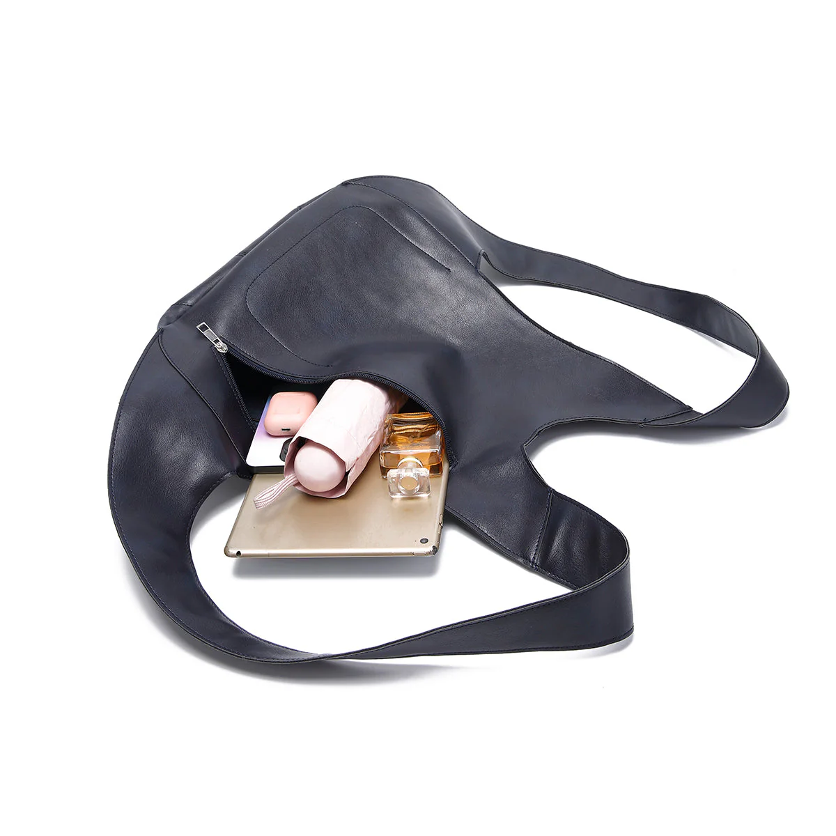 Parla Curve Leather Backpack - Image 8