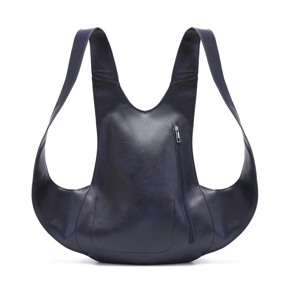 Parla Curve Leather Backpack - Image 9