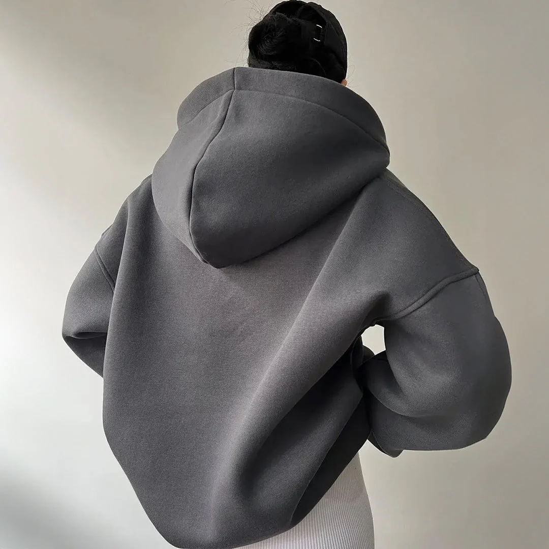 Parla Oversized Autumn Hoodie - Image 3