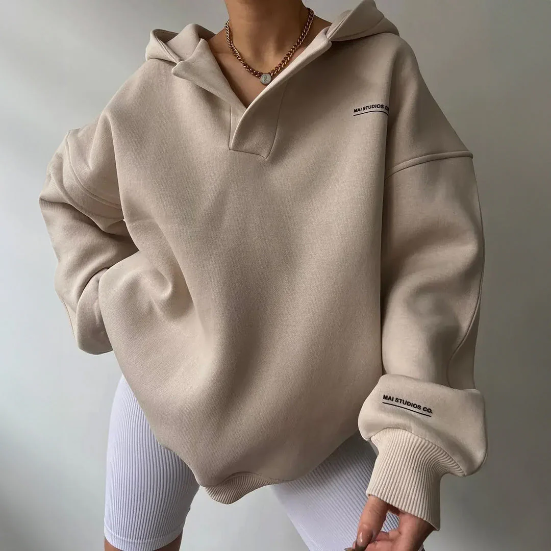Parla Oversized Autumn Hoodie - Image 4