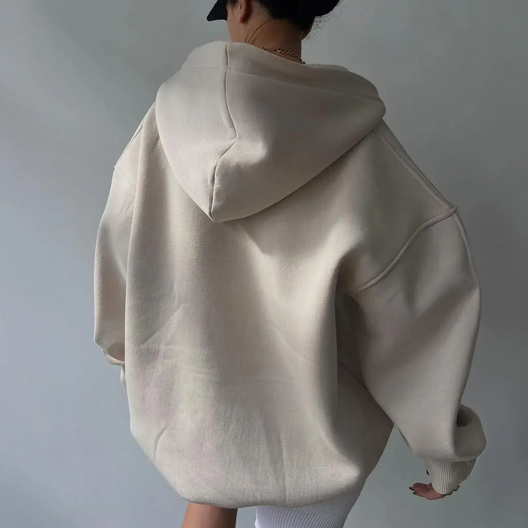 Parla Oversized Autumn Hoodie - Image 6