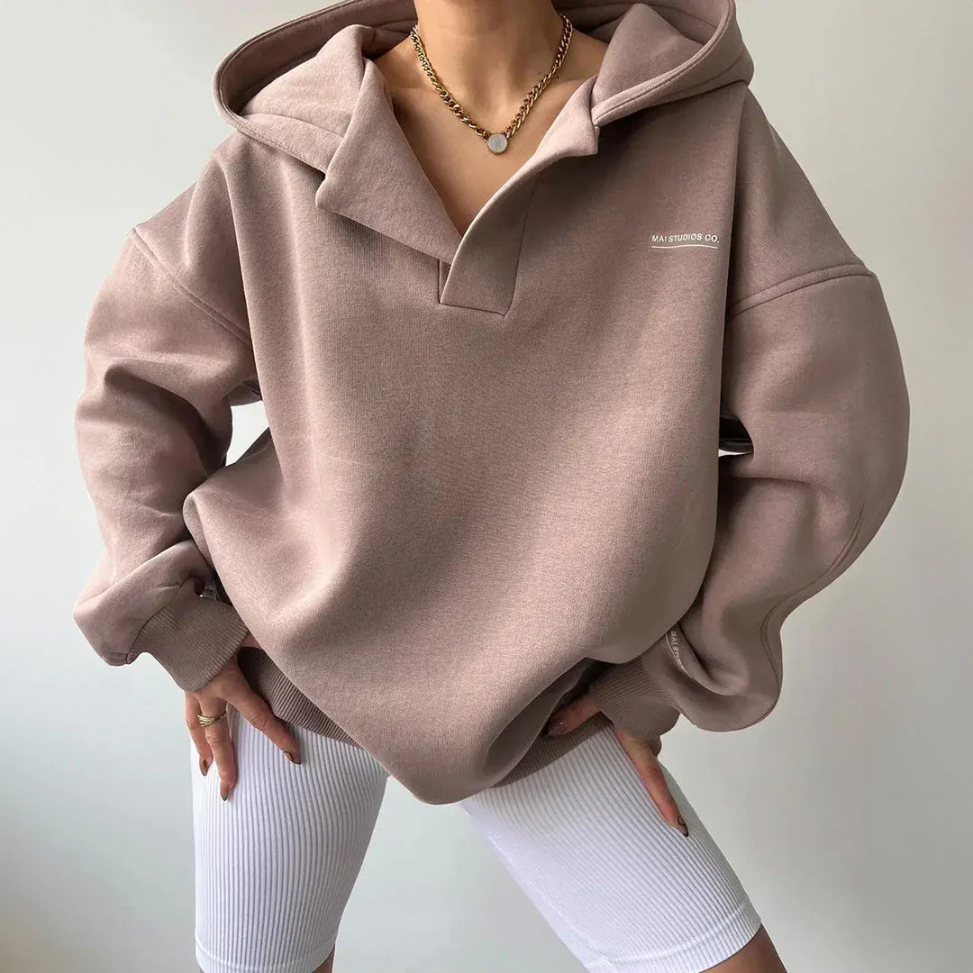 Parla Oversized Autumn Hoodie - Image 7