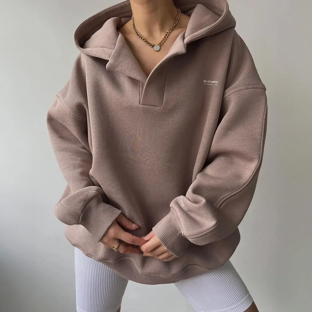 Parla Oversized Autumn Hoodie - Image 8