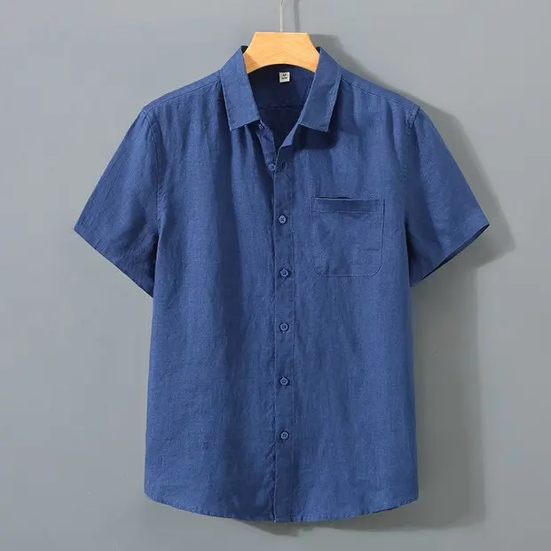 Percassi Loose Linen Shirt - Image 3