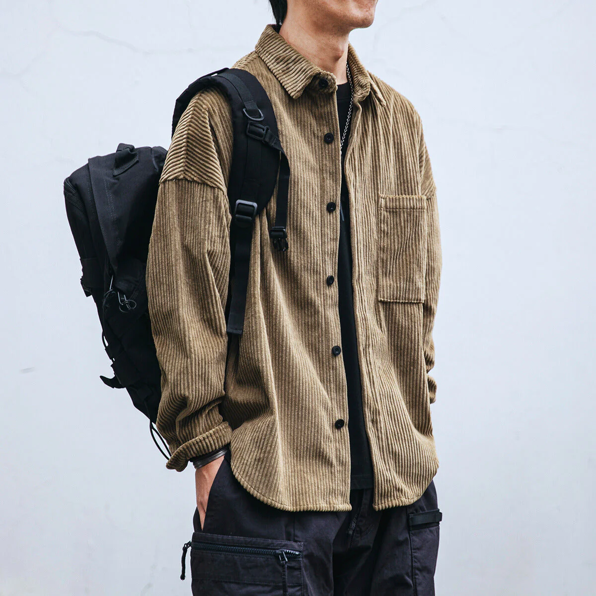 Renzo Corduroy Overshirt - Image 2