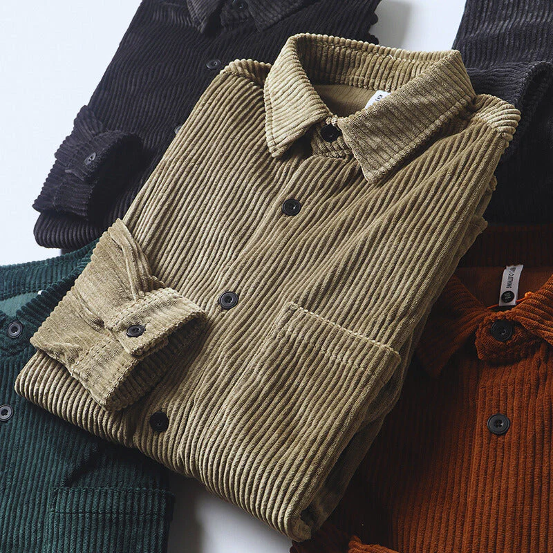 Renzo Corduroy Overshirt - Image 4