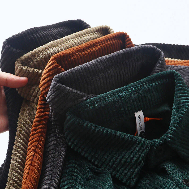 Renzo Corduroy Overshirt - Image 5