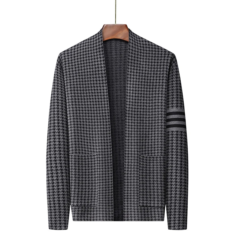Renzo Houndstooth Cardigan - Image 4