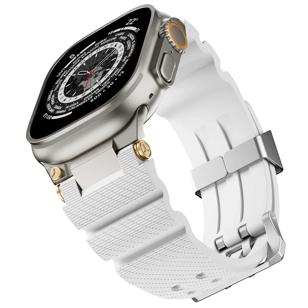 Renzo Nomad Silicone Apple Watch Band - Image 10