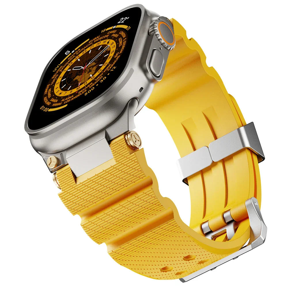 Renzo Nomad Silicone Apple Watch Band - Image 14