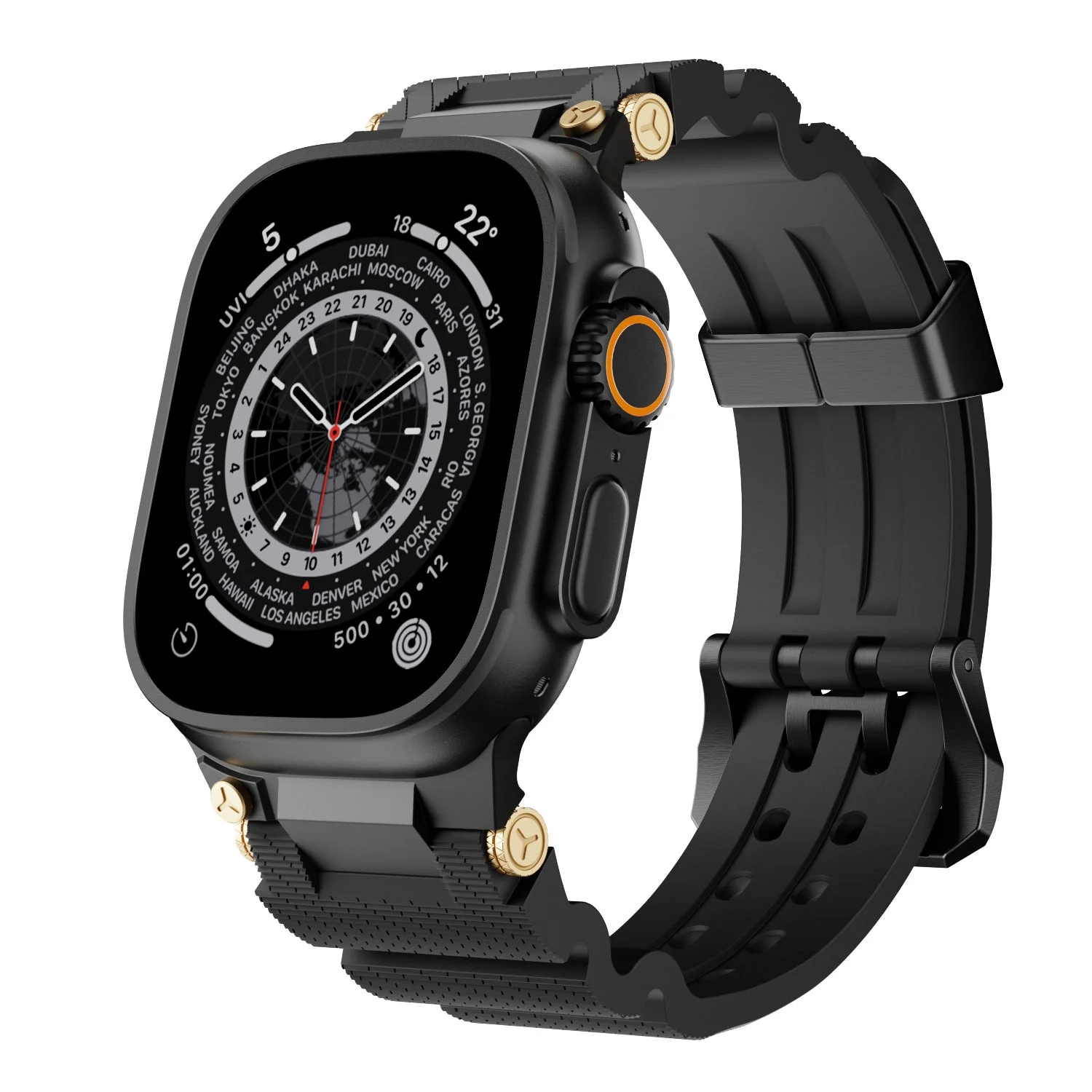 Renzo Nomad Silicone Apple Watch Band - Image 3