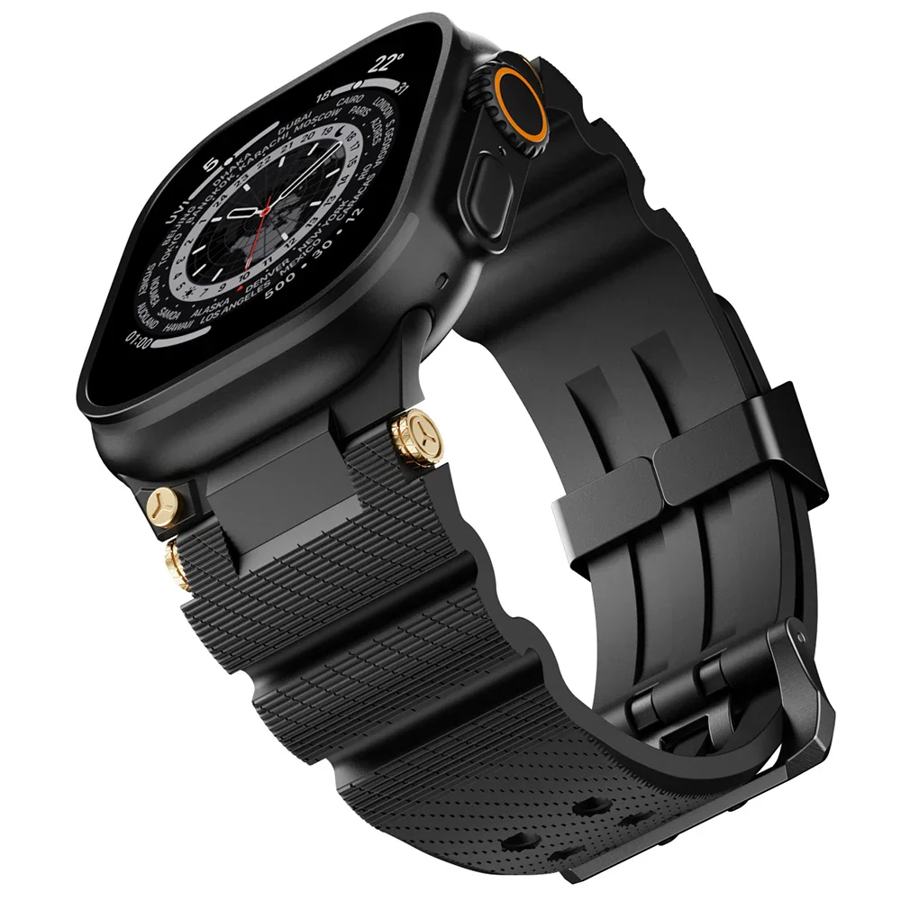 Renzo Nomad Silicone Apple Watch Band - Image 4