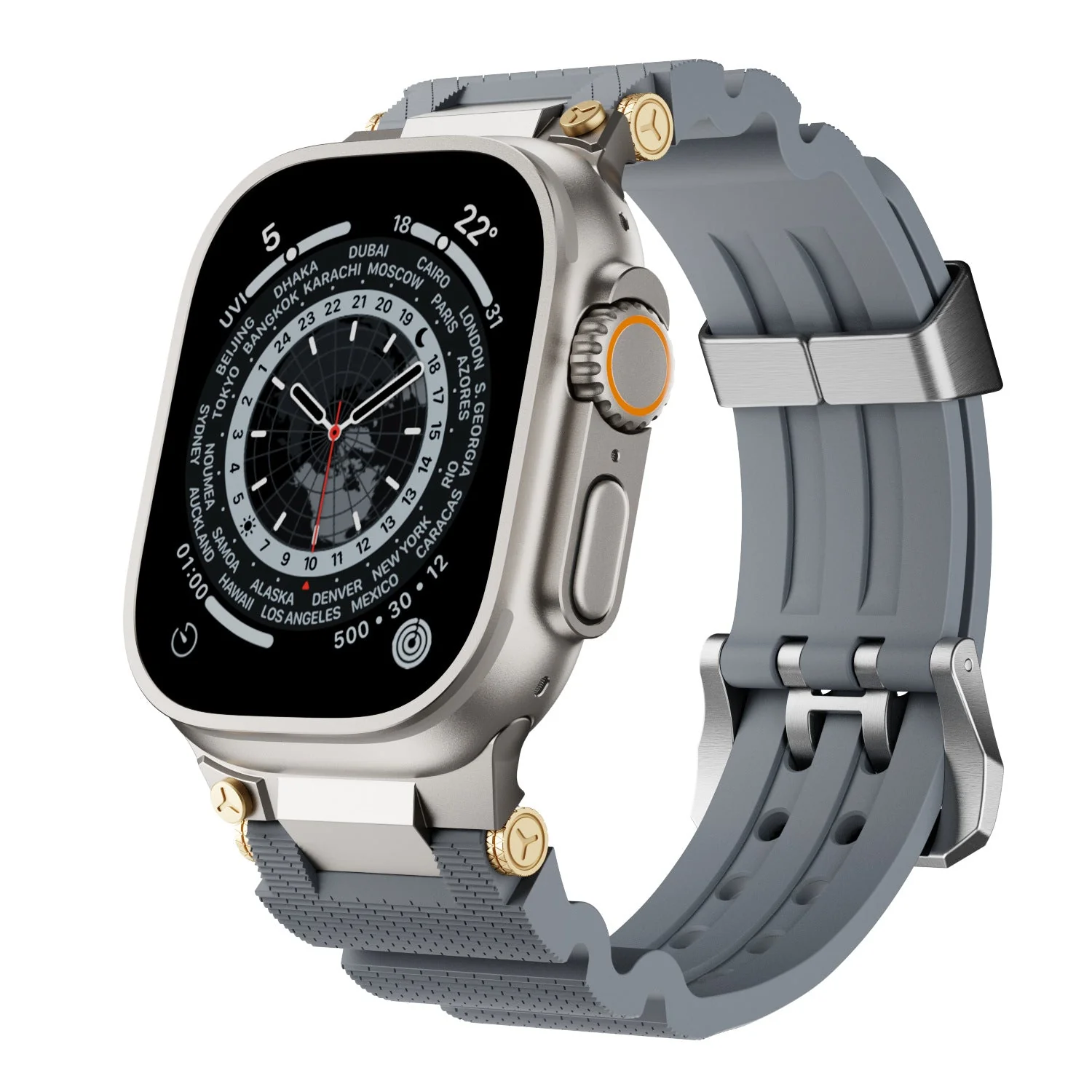 Renzo Nomad Silicone Apple Watch Band - Image 5