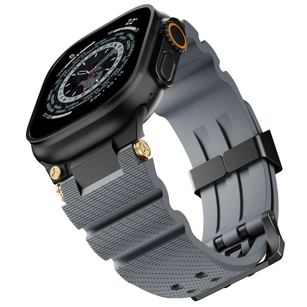 Renzo Nomad Silicone Apple Watch Band - Image 8
