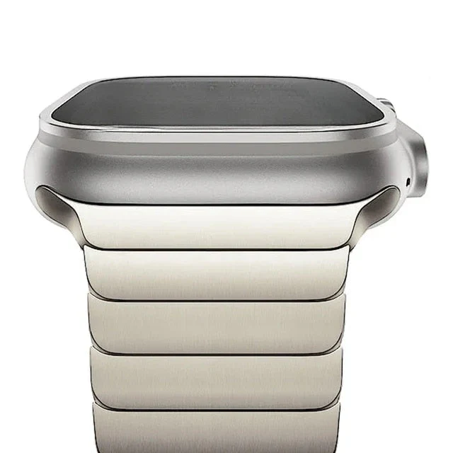 Renzo Stainless Steel Link Apple Watch Band - Image 5