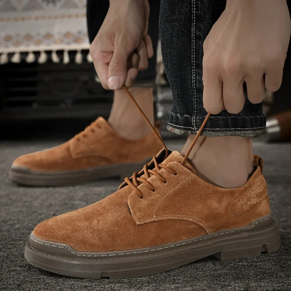 Renzo Suede Derby Shoes - Image 7