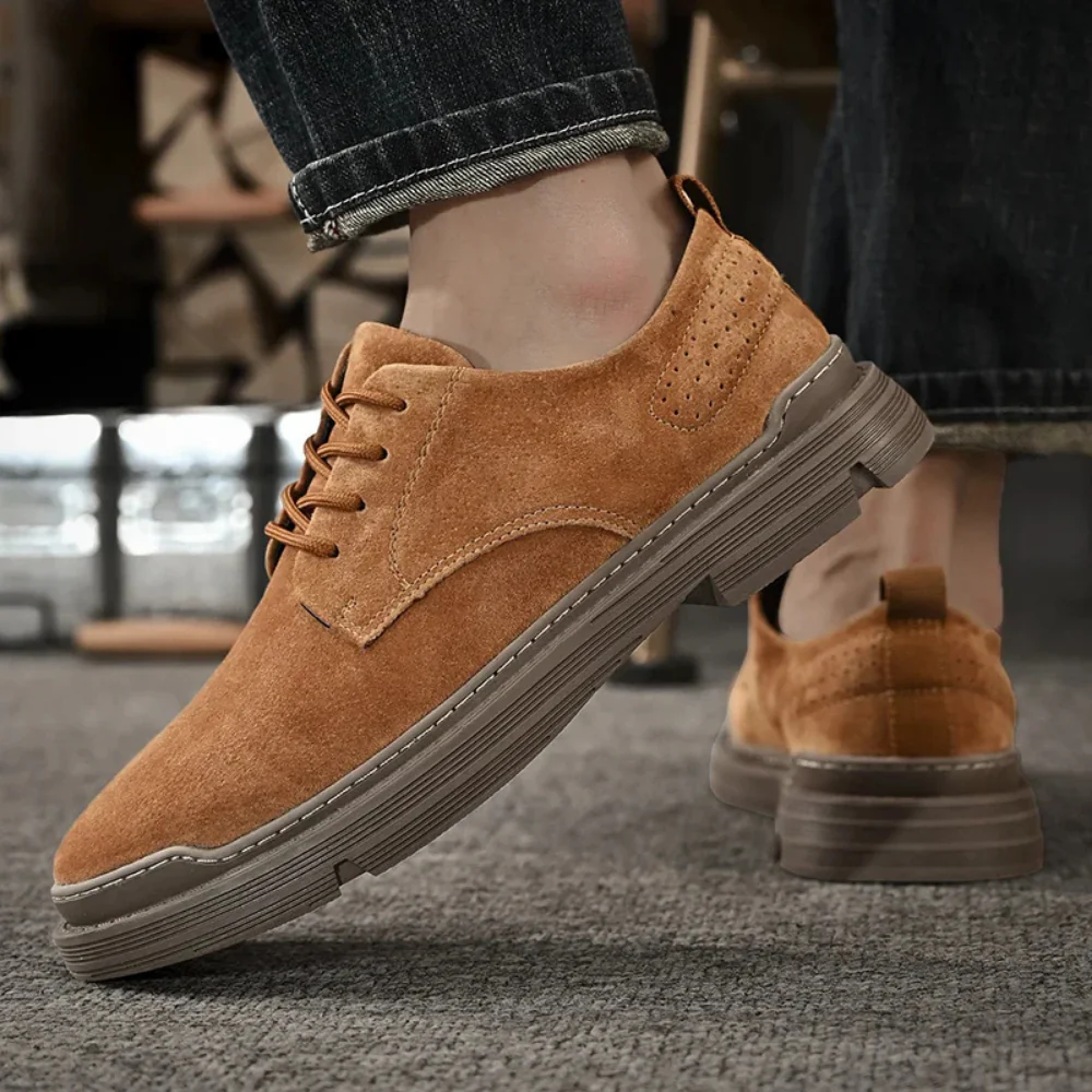 Renzo Suede Derby Shoes - Image 8