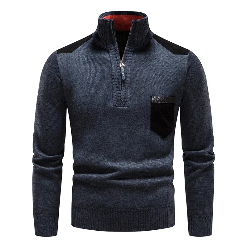 Renzo Wool Half-Zip Sweater - Image 3