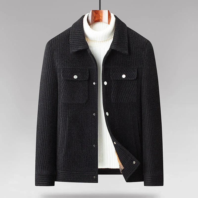 Renzo Fleece-Lined Wool Jacket