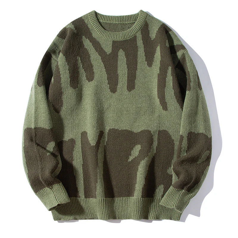 Renzo Wool Contrast Sweater - Image 4