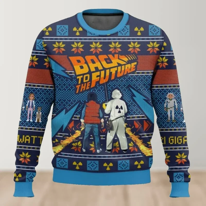 Retro Back To The Future Sweater - Image 8
