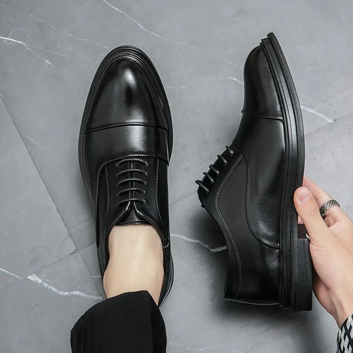 Richmond Leather Oxford Shoes - Image 10
