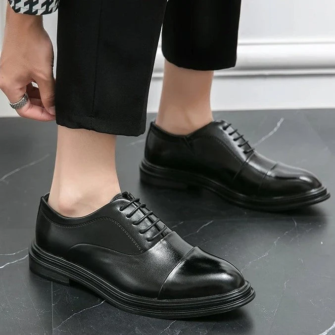 Richmond Leather Oxford Shoes - Image 11